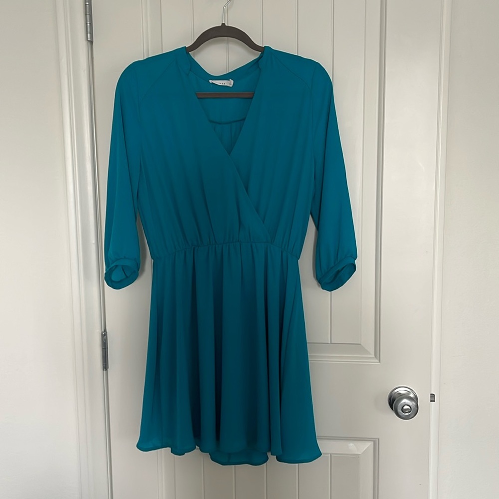 Lush empire waist dress size large